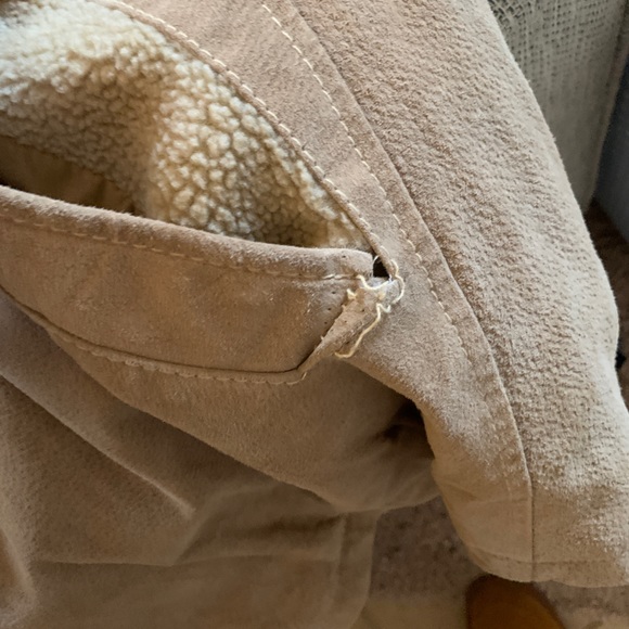 Wilson’s Leather Vintage button up suede and leather jacket with lining - Picture 9 of 9